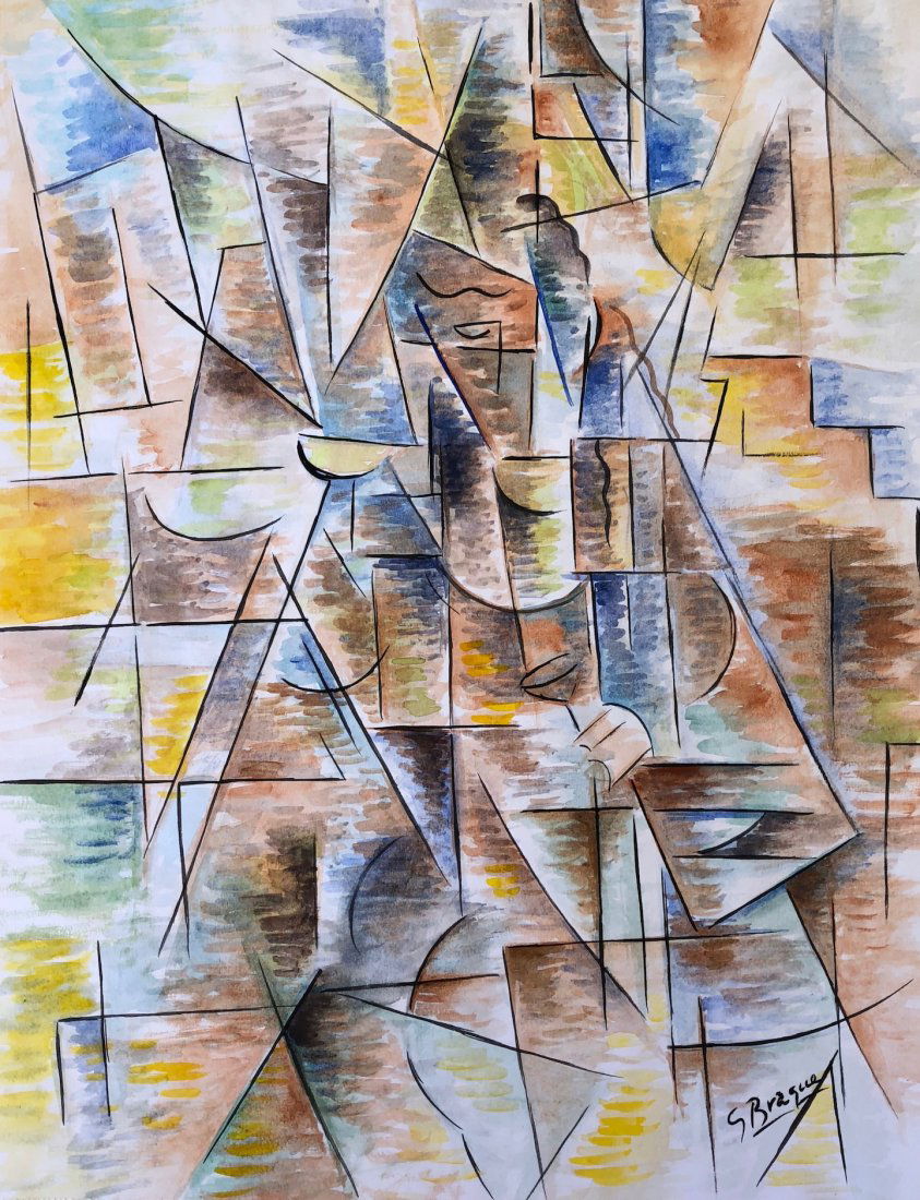 Georges Braque (Watercolor on Papaer) (1 of 3)