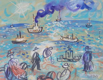Raoul Dufy (ATTR) Watercolor on paper (1 of 1)