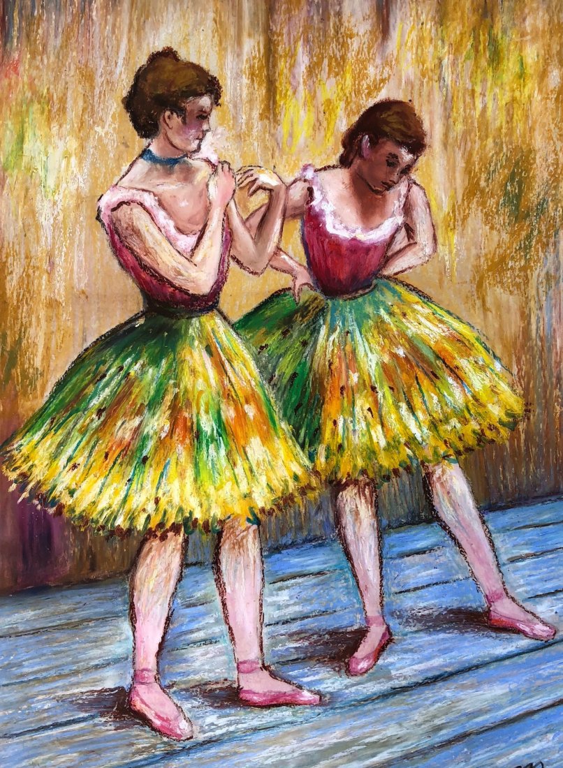 Edgar Degas (Pastel on Paper) (1 of 2)