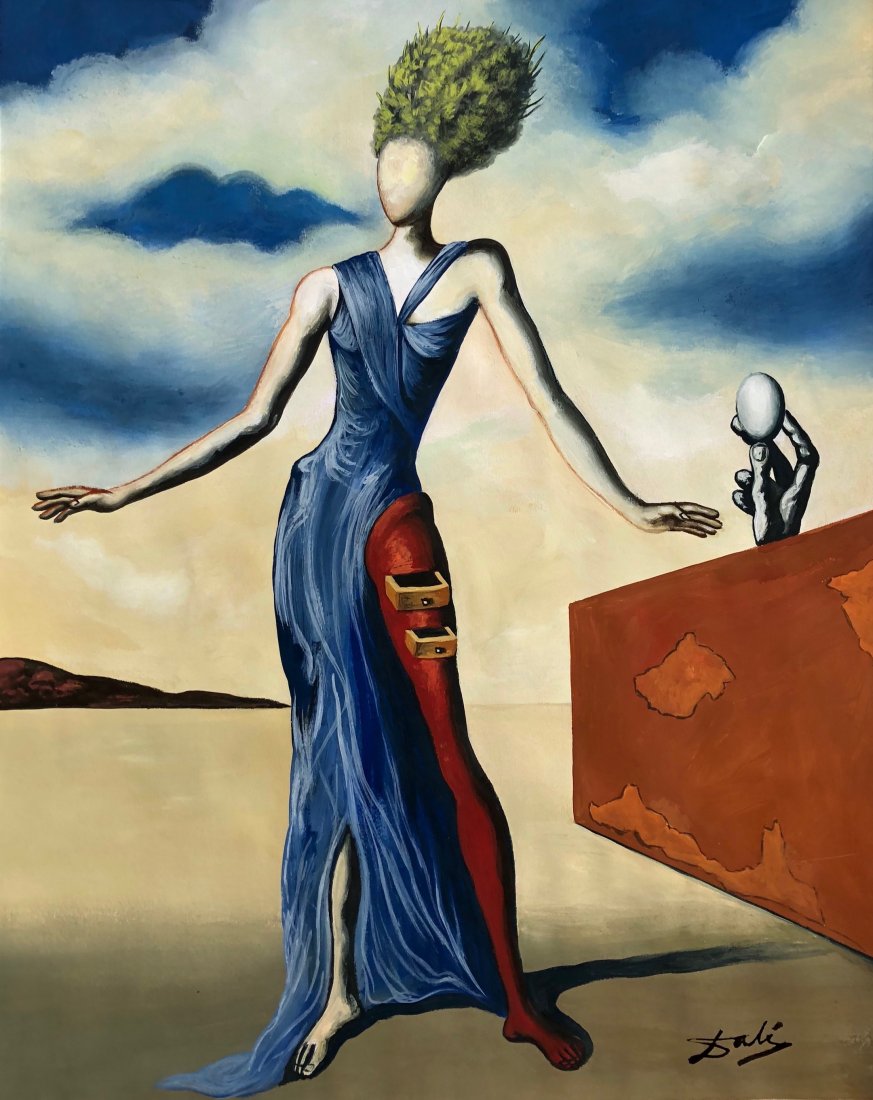 Salvador Dali (Gouache on paper) (1 of 4)