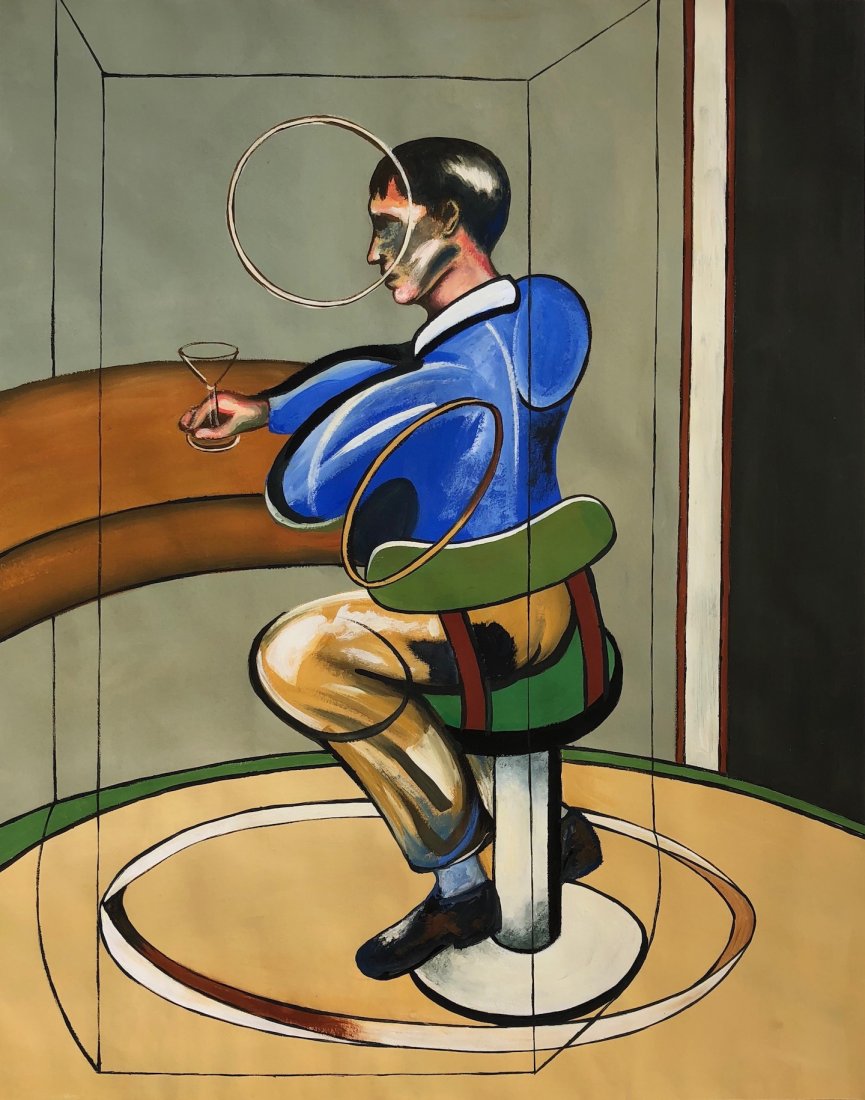 Painting Signed Francis Bacon (1 of 3)