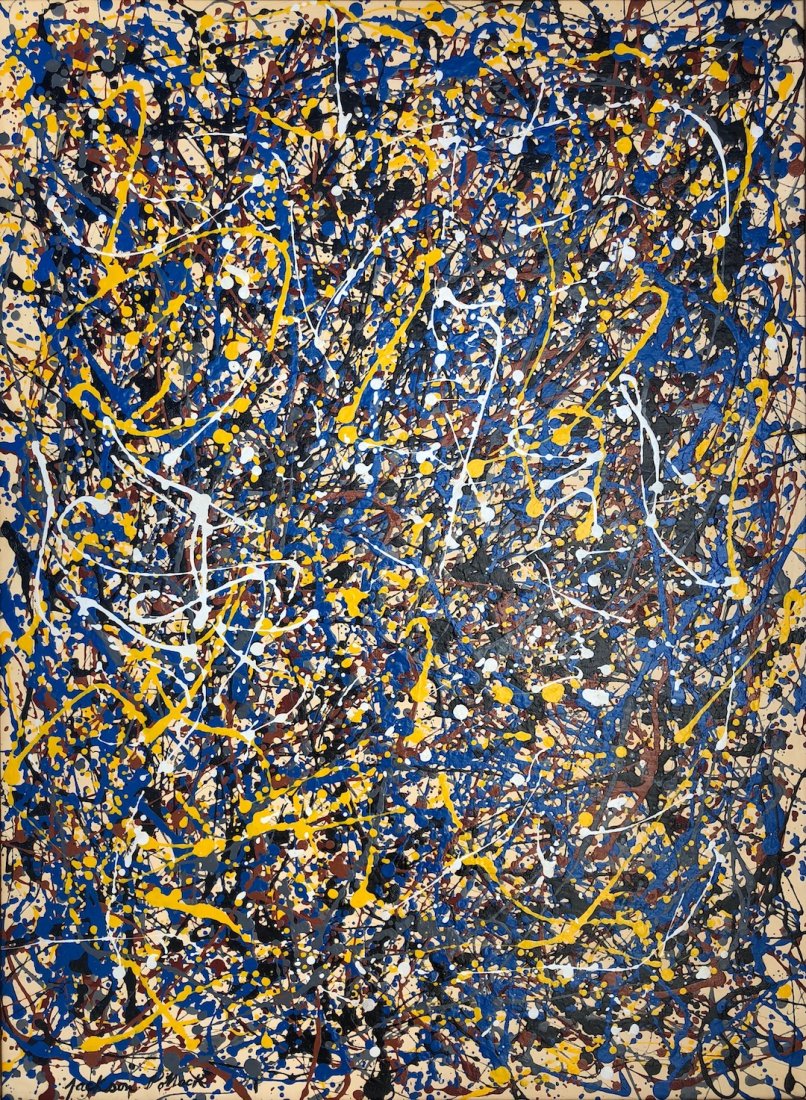 Signed Jackson Pollock (1 of 6)