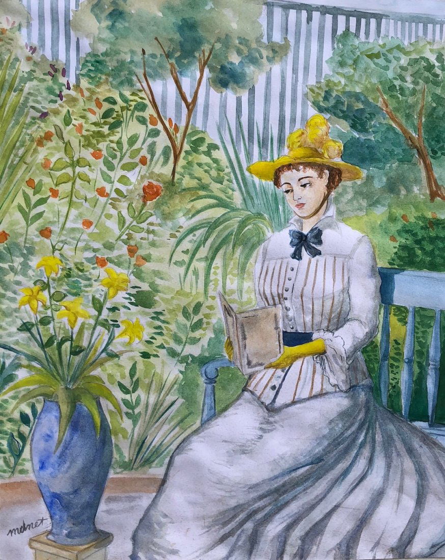 Edouard Manet (Watercolor on paper) (1 of 5)