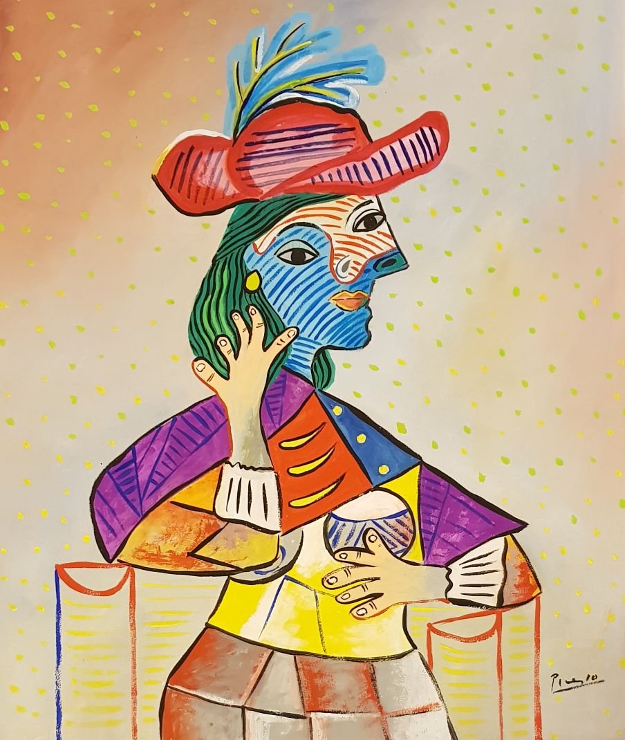 Pablo Picasso (Gouache on Paper) (1 of 3)