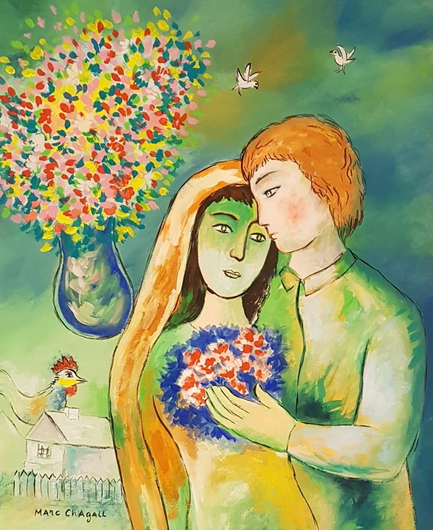 Marc Chagall (Gouache on Paper) (1 of 3)