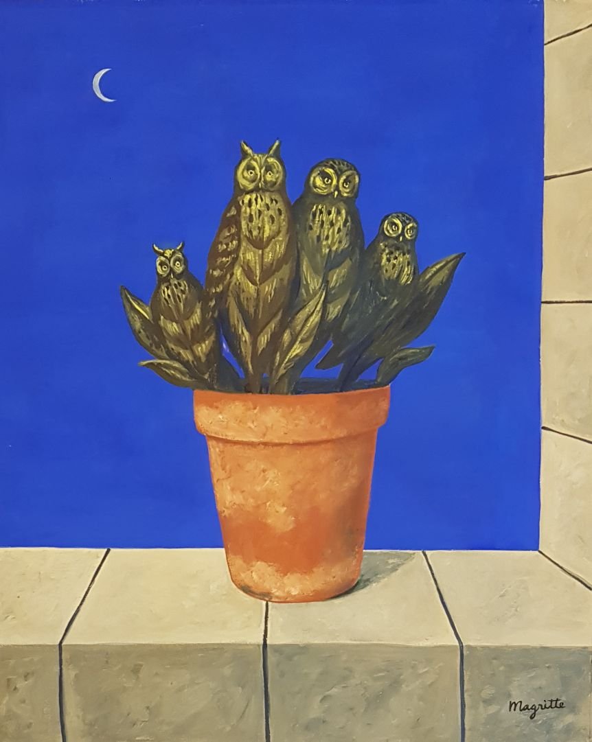 Rene Magritte (Gouache on Paper (1 of 3)