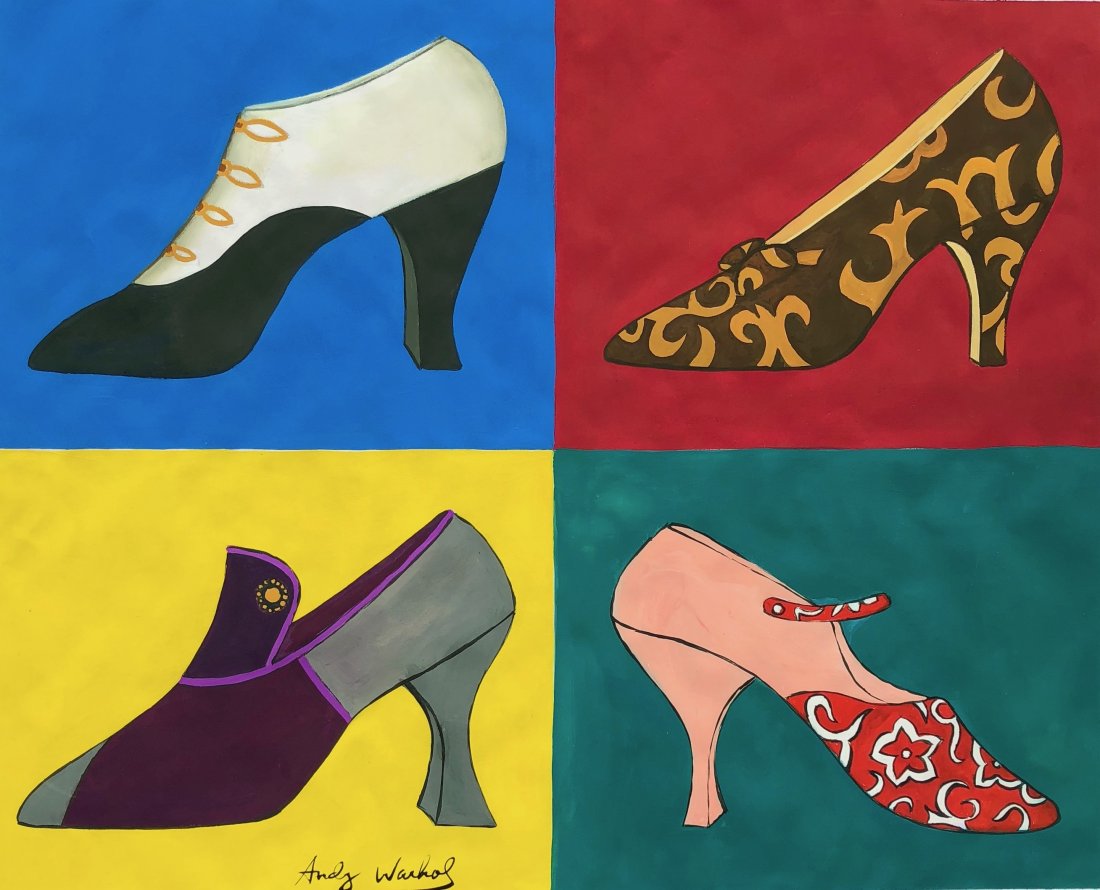 Andy Warhol (Gouache on Paper) (1 of 5)