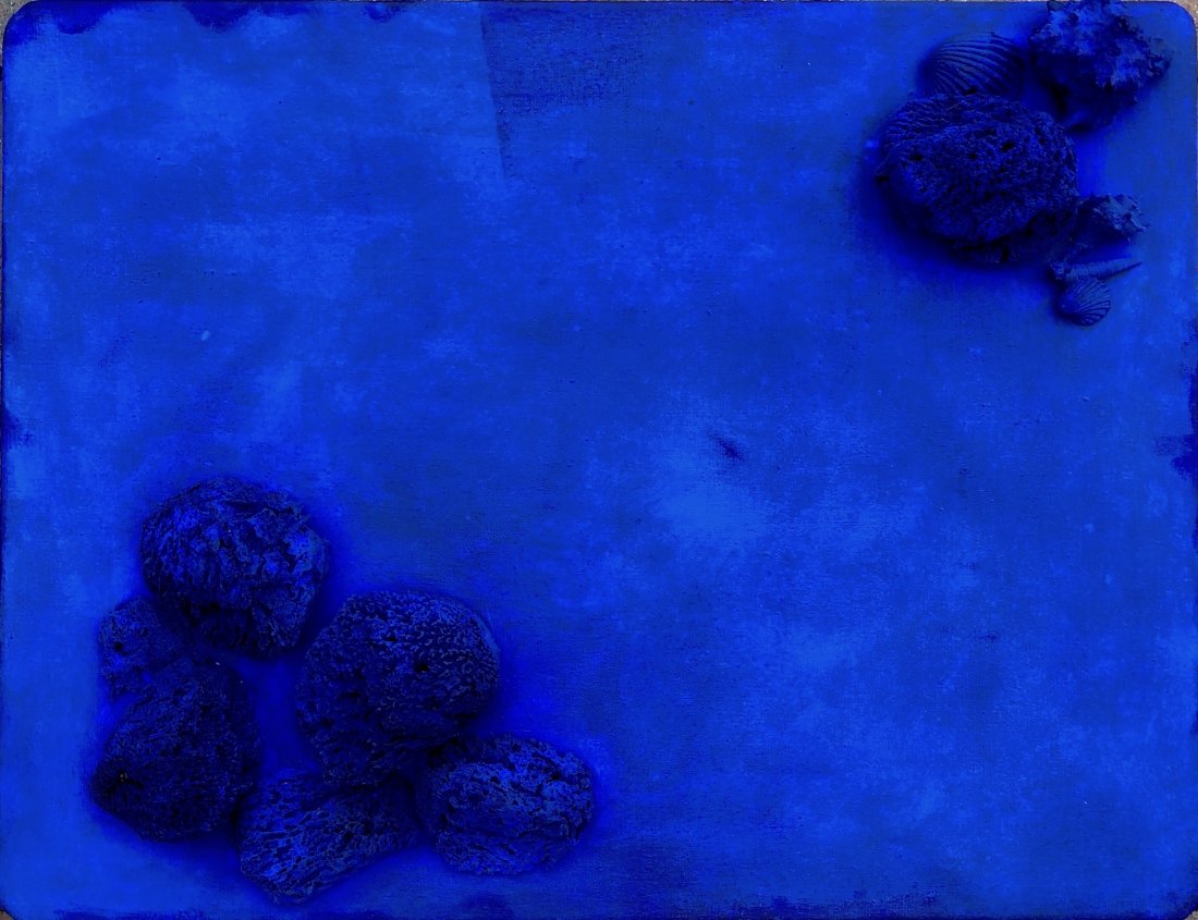 Yves Klein (Mixed media on canvas) (1 of 7)