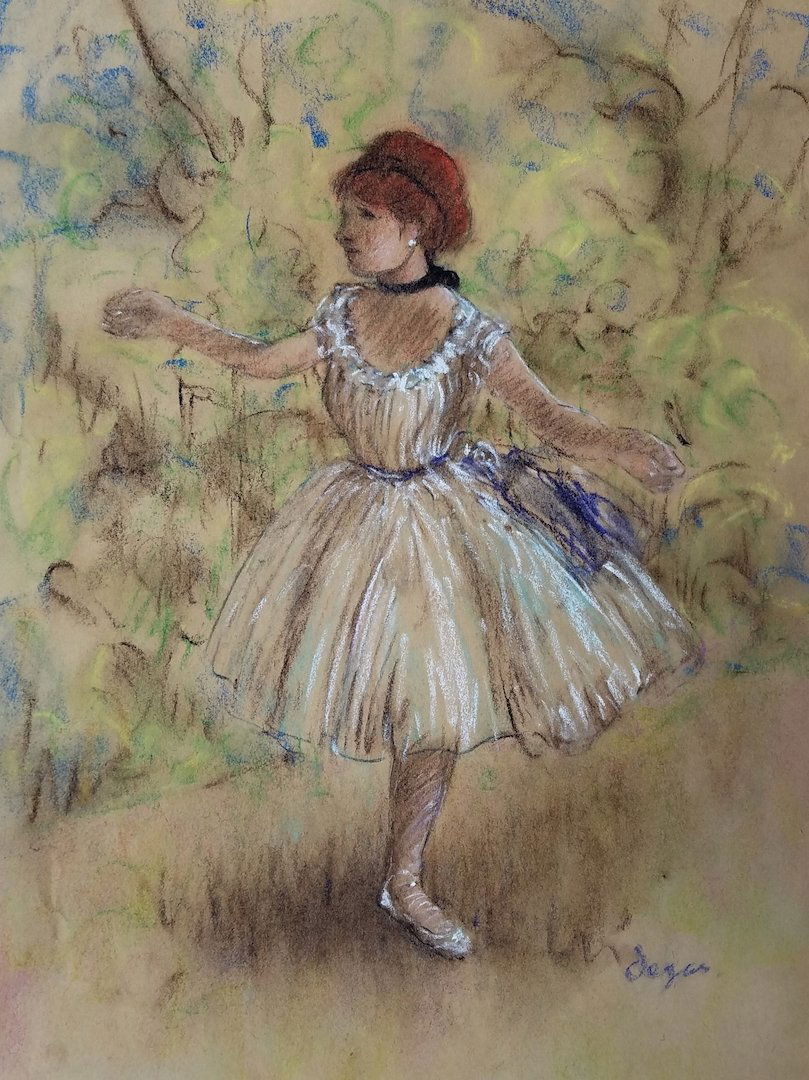Edgar Degas (Pastel on Paper) ATTR (1 of 3)