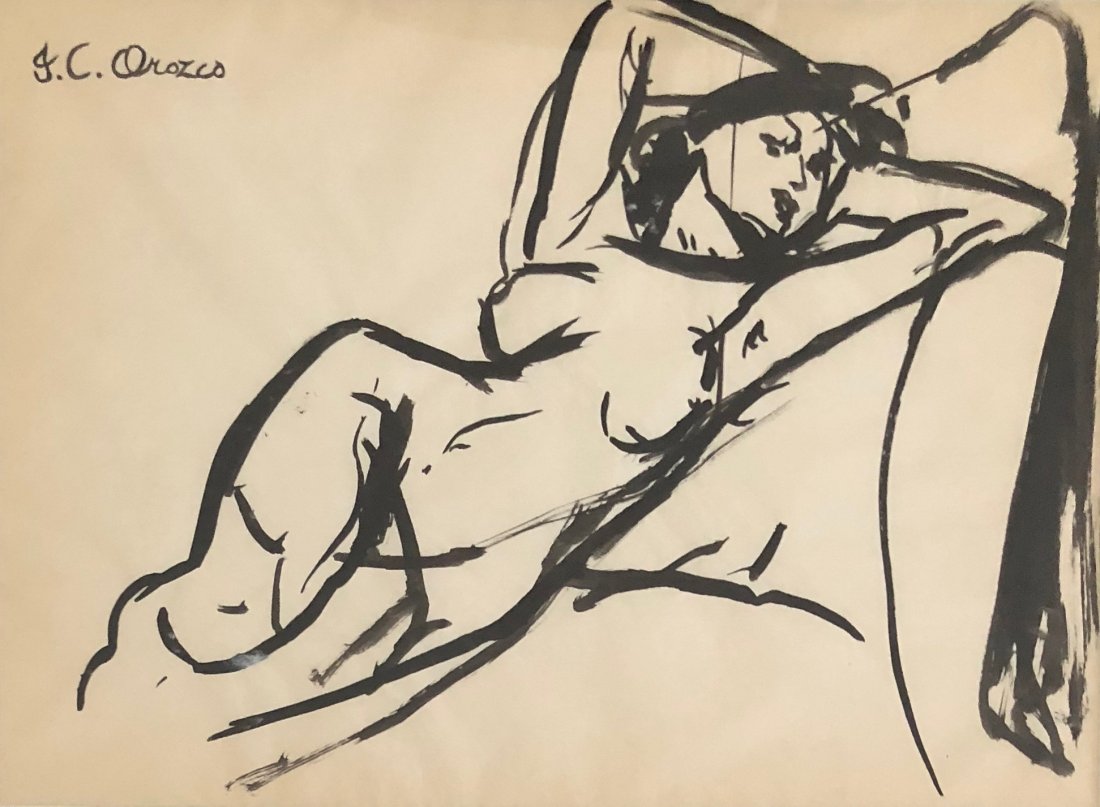 Jose Clemente Orozco (Ink on Paper) (1 of 2)