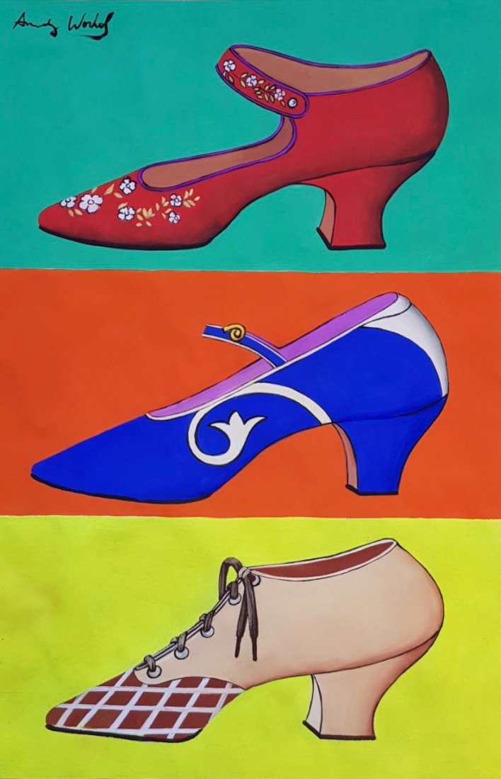 Andy Warhol (Gouache on paper) (1 of 3)