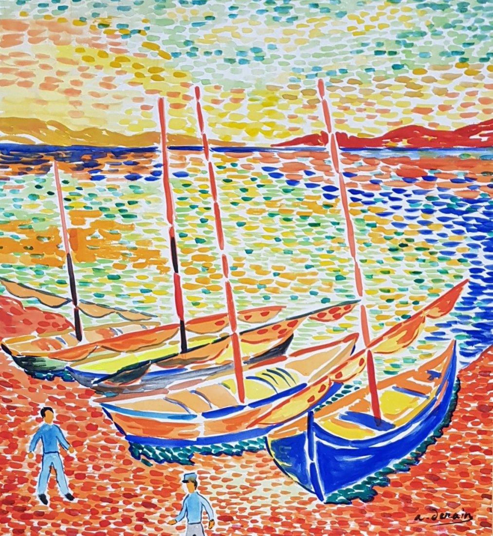 Andre Derain (Watercolor on paper) (1 of 3)