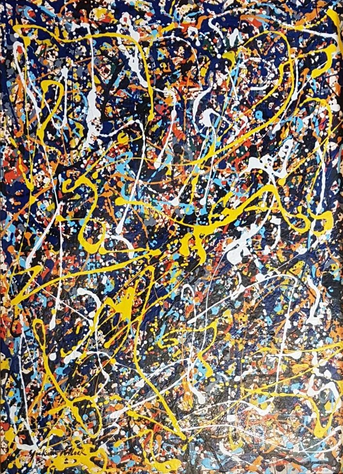 Jackson Pollock (Oil on Canvas) (1 of 4)