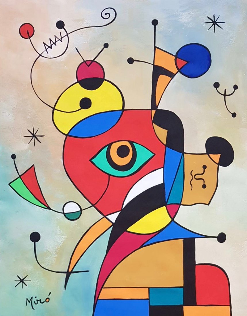 Joan Miro (Gouache on Paper) (1 of 3)