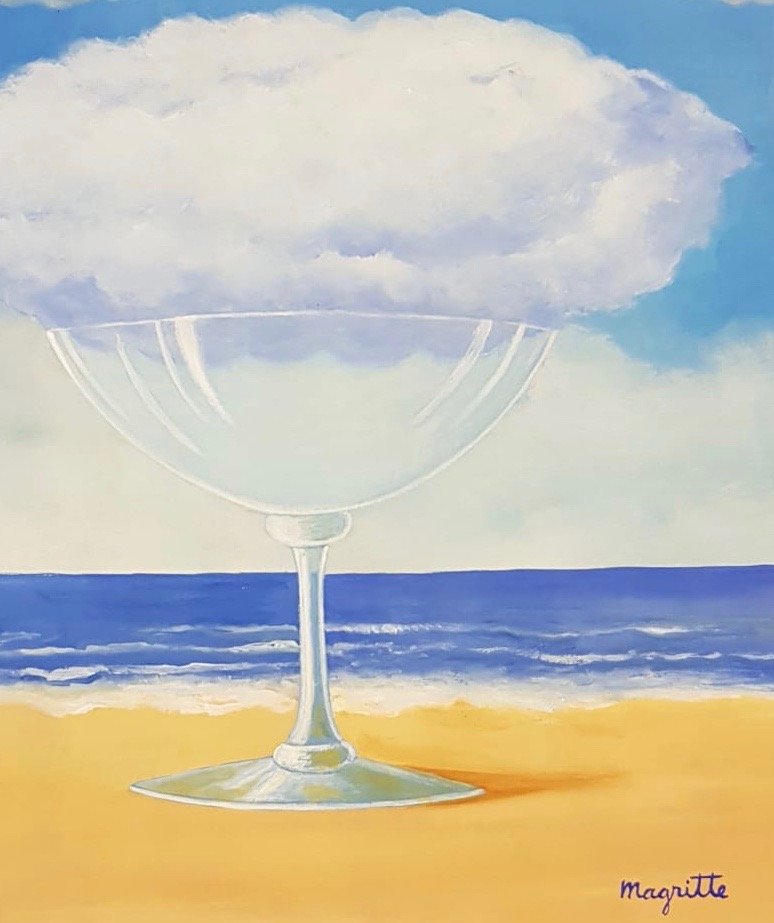 Rene Magritte (Gouache on Paper (1 of 3)