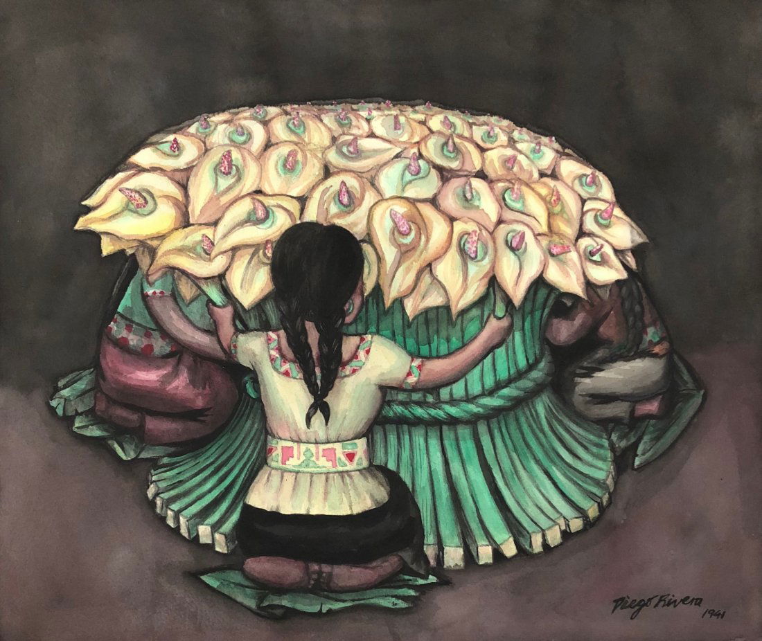 Diego Rivera (Watercolor on Paper) (1 of 3)