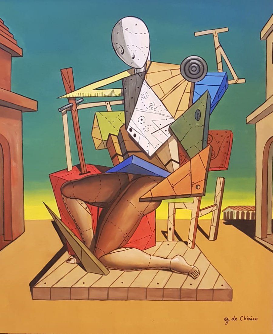 Giorgio de Chirico (Gouache on Paper) (1 of 3)