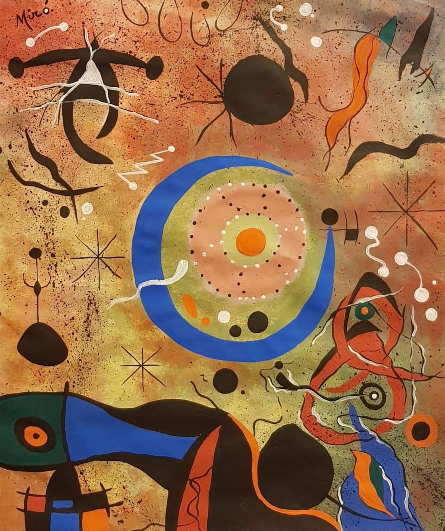 Joan Miro  (Gouache on Paper) (1 of 3)