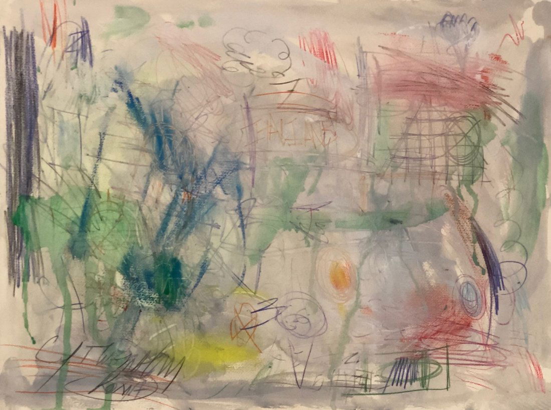 Cy Twombly (Mixed media on paper) (1 of 3)