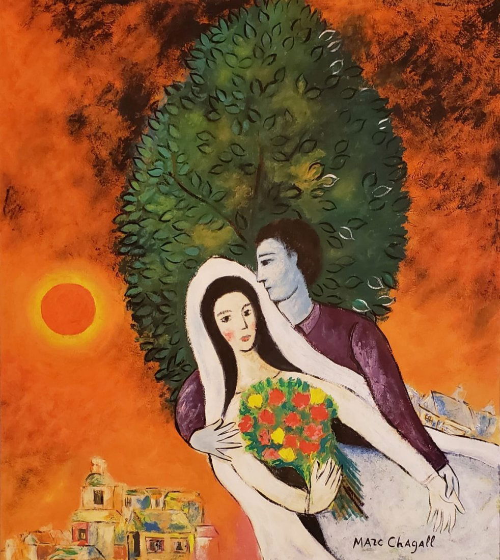 Marc Chagall (Gouache on Paper ) (1 of 3)