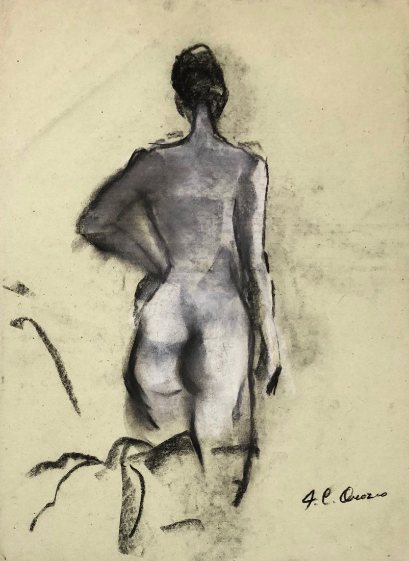 Jose Clemente Orozco (Pastel on Paper) (1 of 3)