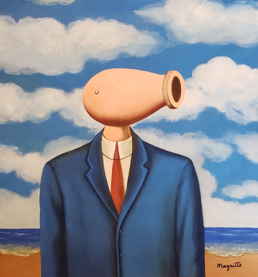 Rene Magritte (Gouache on Paper (1 of 3)