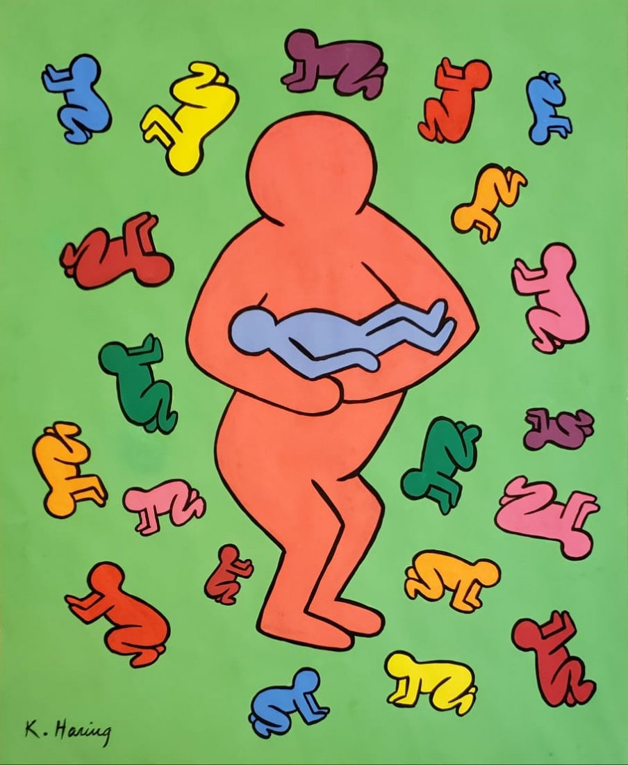Signed K. Haring (1 of 3)