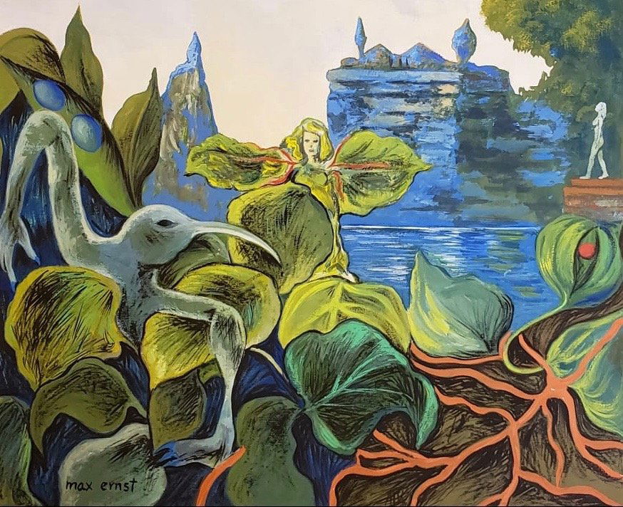 Max Ernst (Gouache on Paper) (1 of 3)