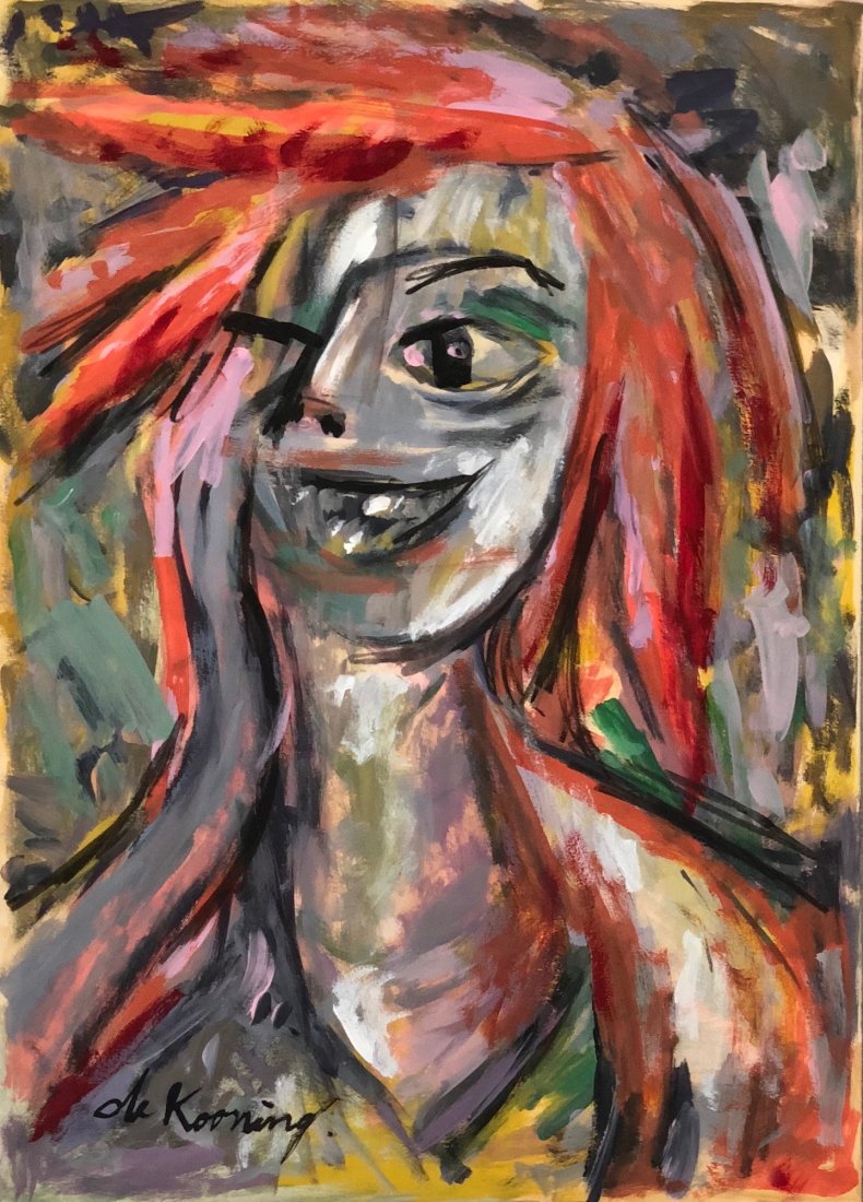 Signed de Kooning. (1 of 3)