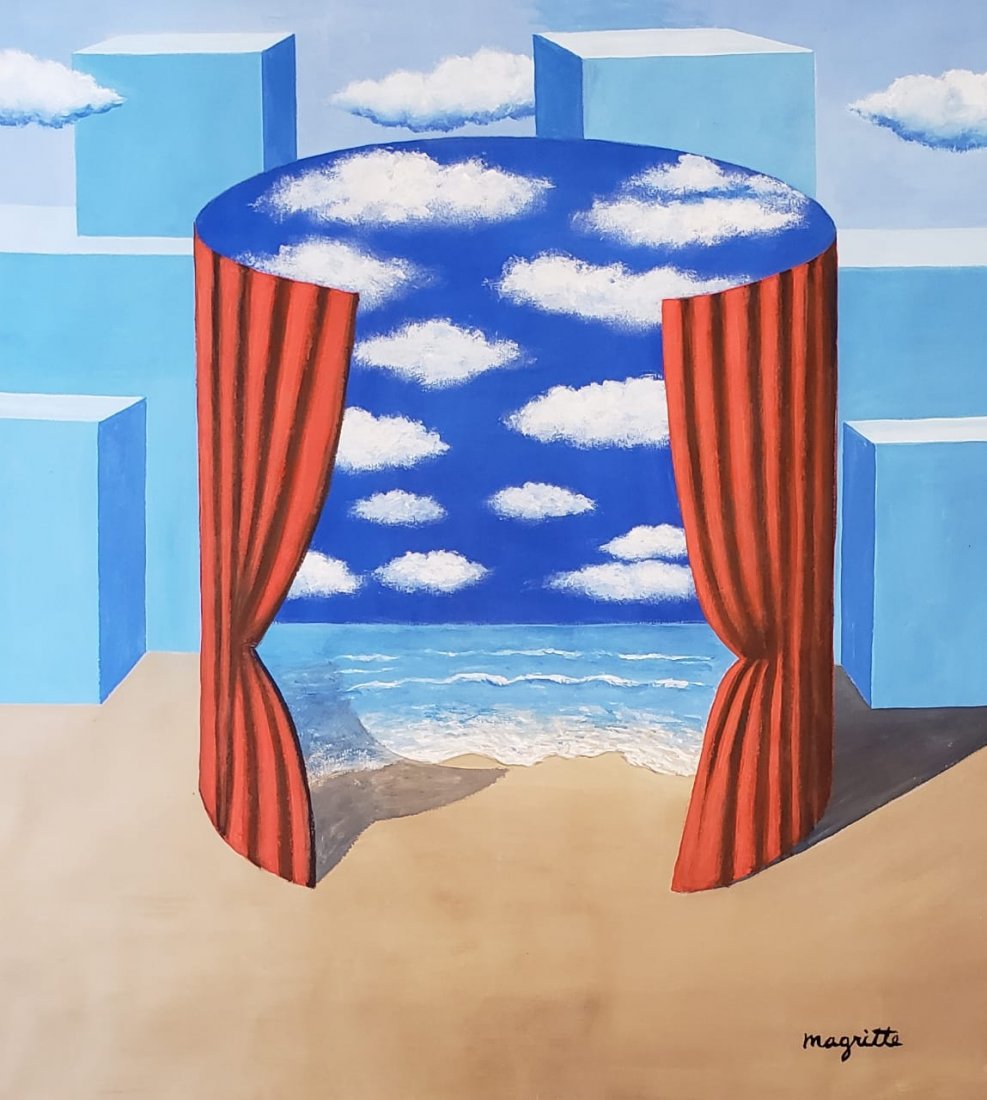 Rene Magritte (Gouache on Paper) (1 of 3)