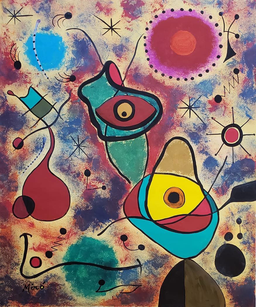 Joan Miro (Gouache on Paper) (1 of 3)