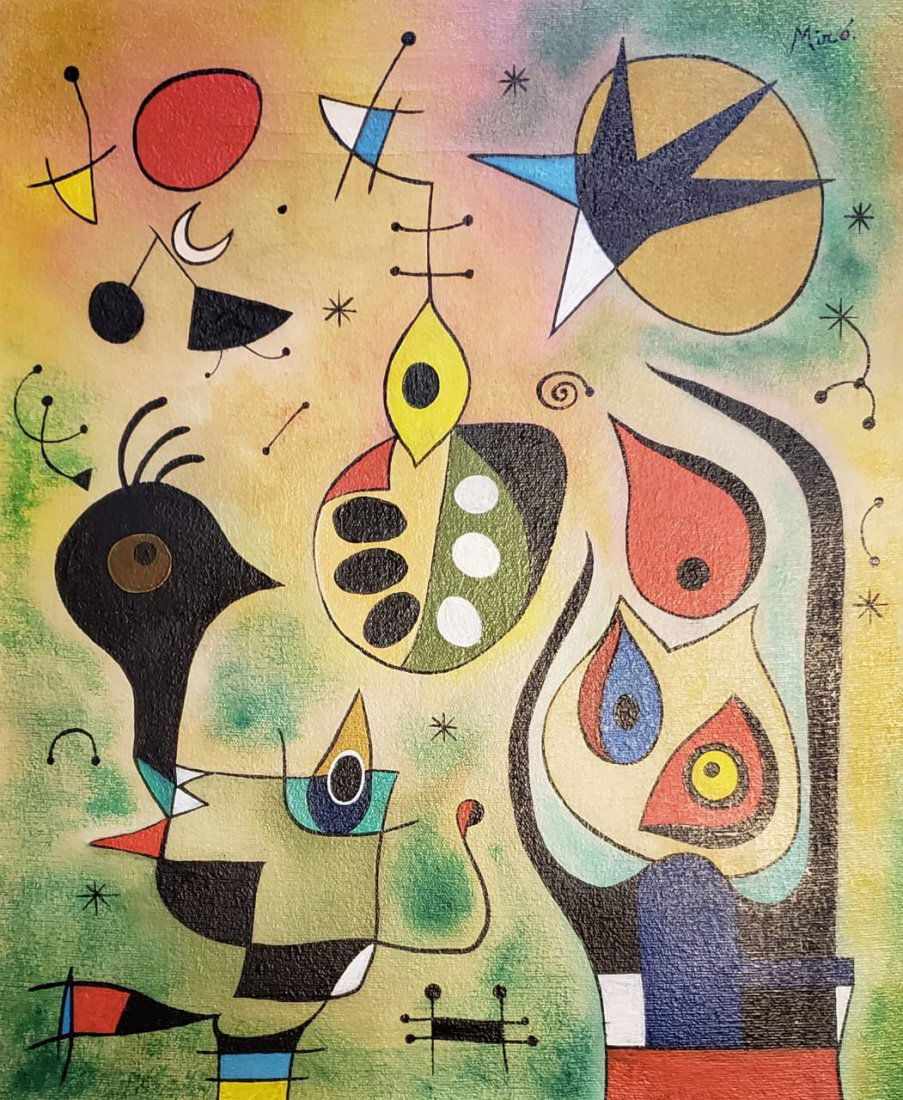 Joan Miro (Oil on Canvas) (1 of 3)