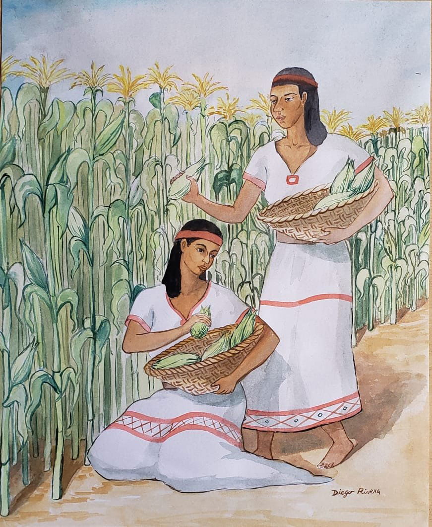 Diego Rivera (Watercolor on Paper) (1 of 3)