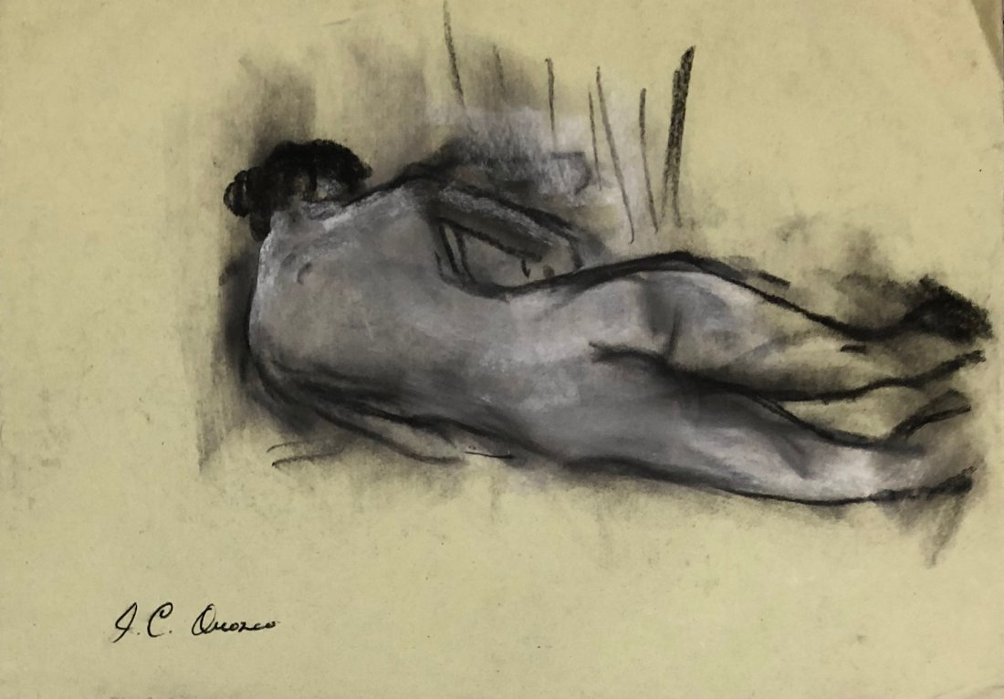 Jose Clemente Orozco (Mixed Media on Paper) (1 of 2)