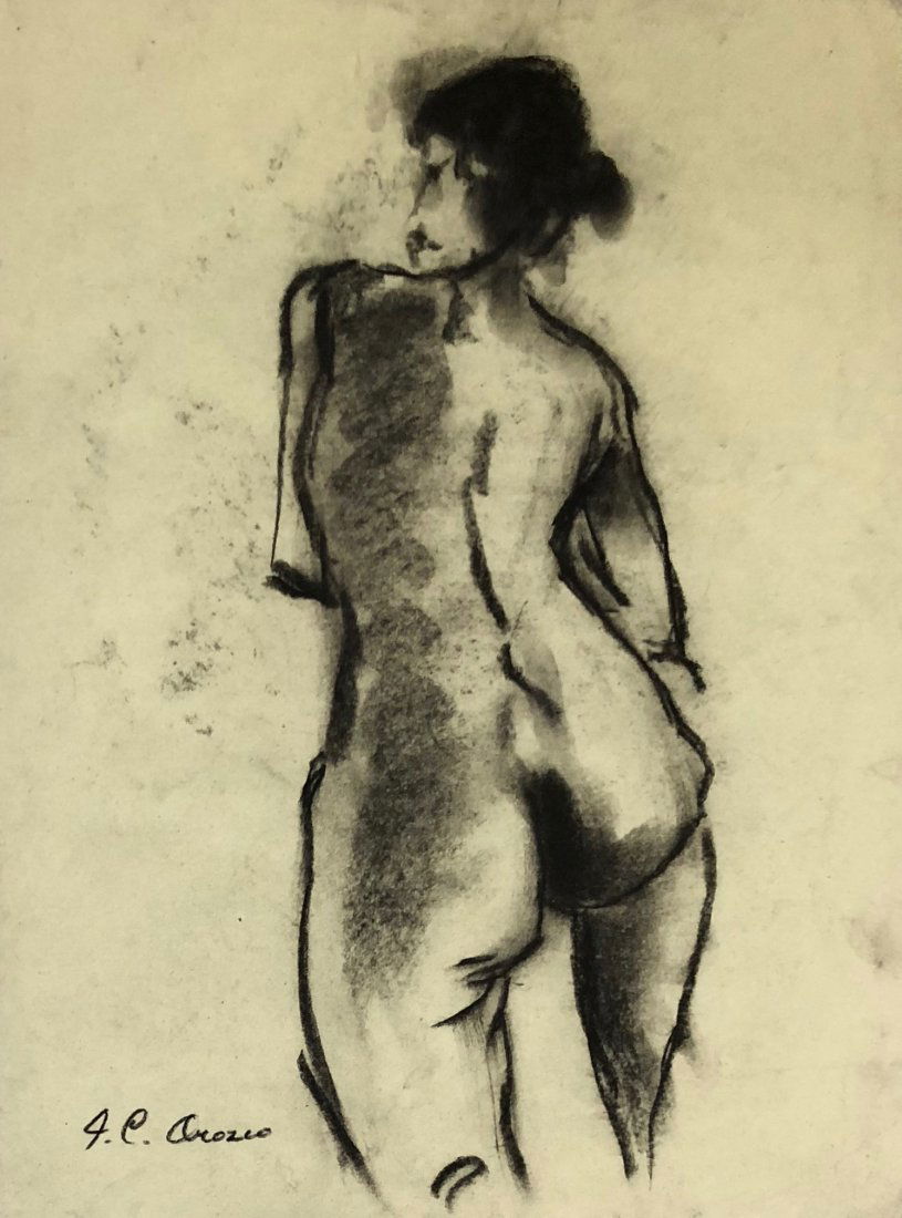 Jose Clemente Orozco (Crayon on Paper) (1 of 2)