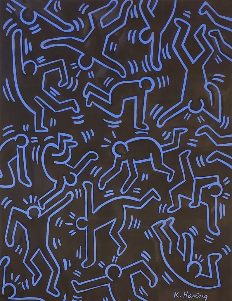 American Pop Painting (Gouache on Paper) (1 of 3)