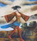 Surrealist (Gouache on Paper Painting)