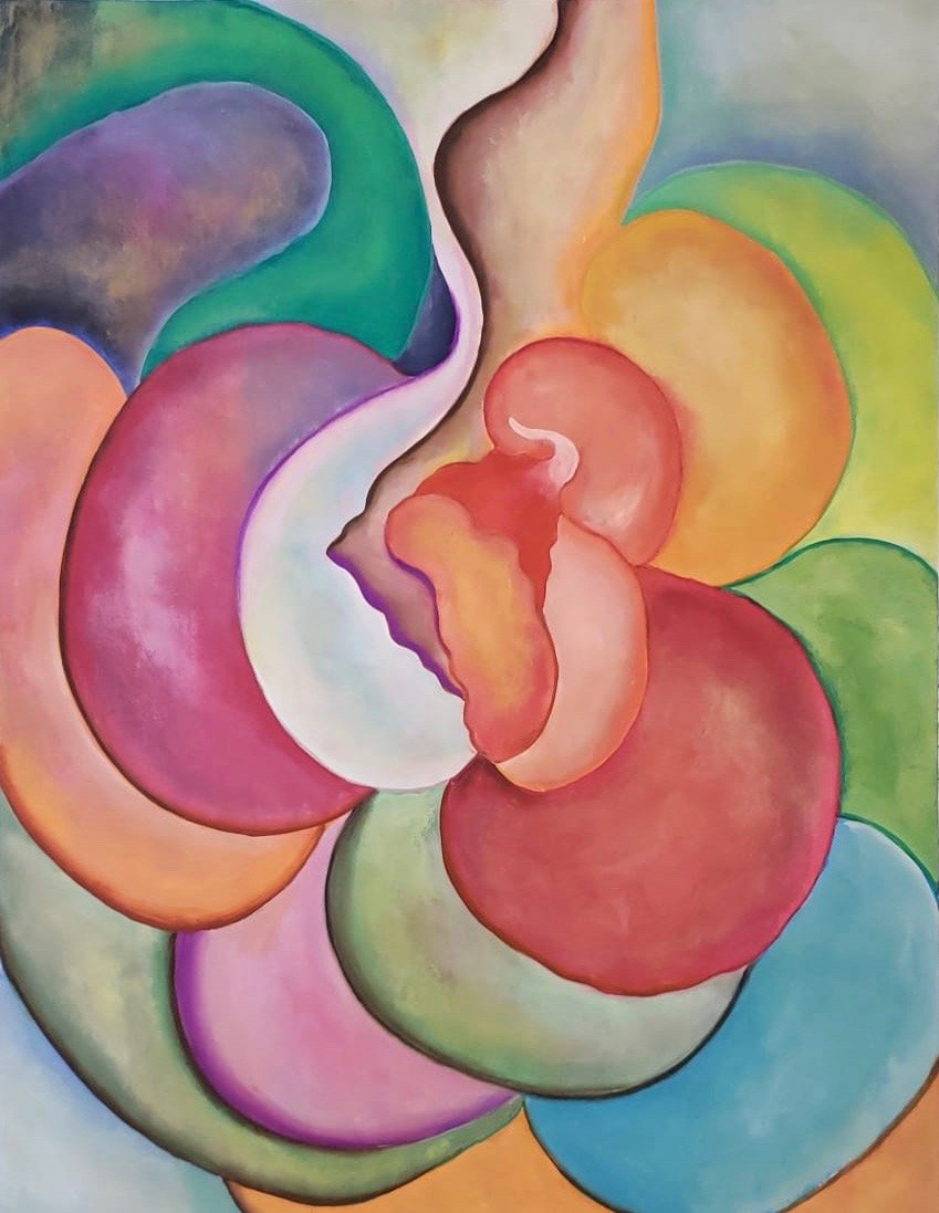 American painting (Gouache on paper) (1 of 2)