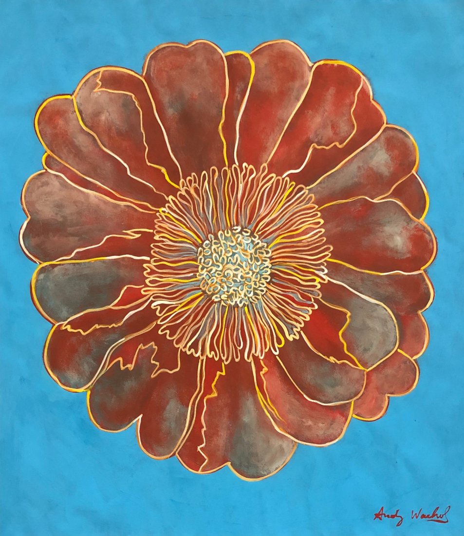 Andy Warhol (Gouache on paper) in The Style of (1 of 3)