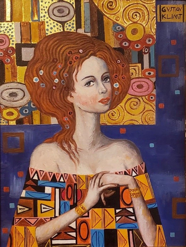 Gustav Klimt (Oil on Canvas) In the style of Jul 23, 2019