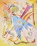 Wassily Kandinsky (Watercolor on Paper) in the style of