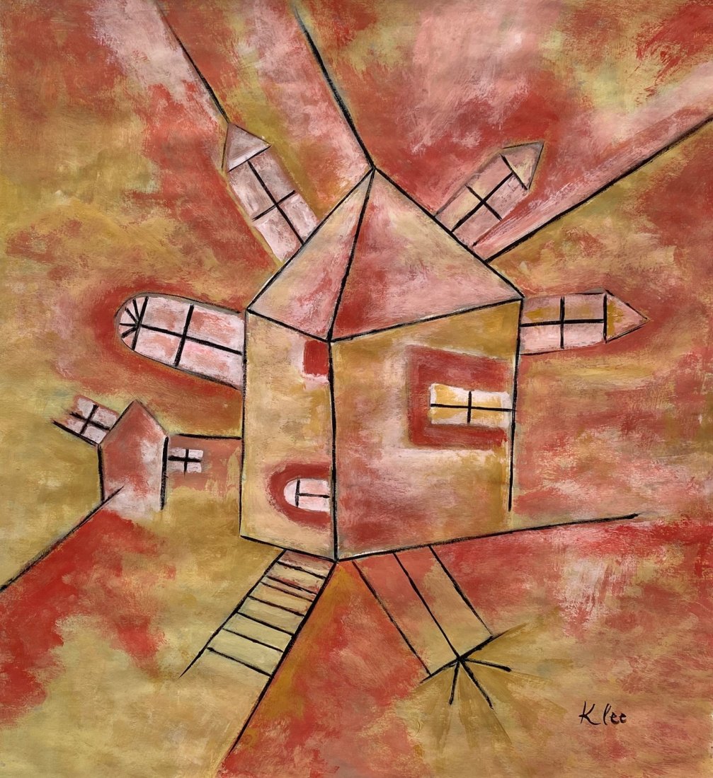 Paul Klee (Watercolor on Paper) in the style of: Klee Appears Lower Right. Technique: Watercolor on Paper. Measures: 12 X 11 Inches. Provenance: Private Collection New York Purchase in Europe from Albert Turetini 1963. A Certificate accompanies this