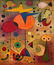 Joan Miro (Oil on Canvas) In The Style of