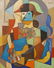 Pablo Picasso (Oil on Canvas) In the Style of