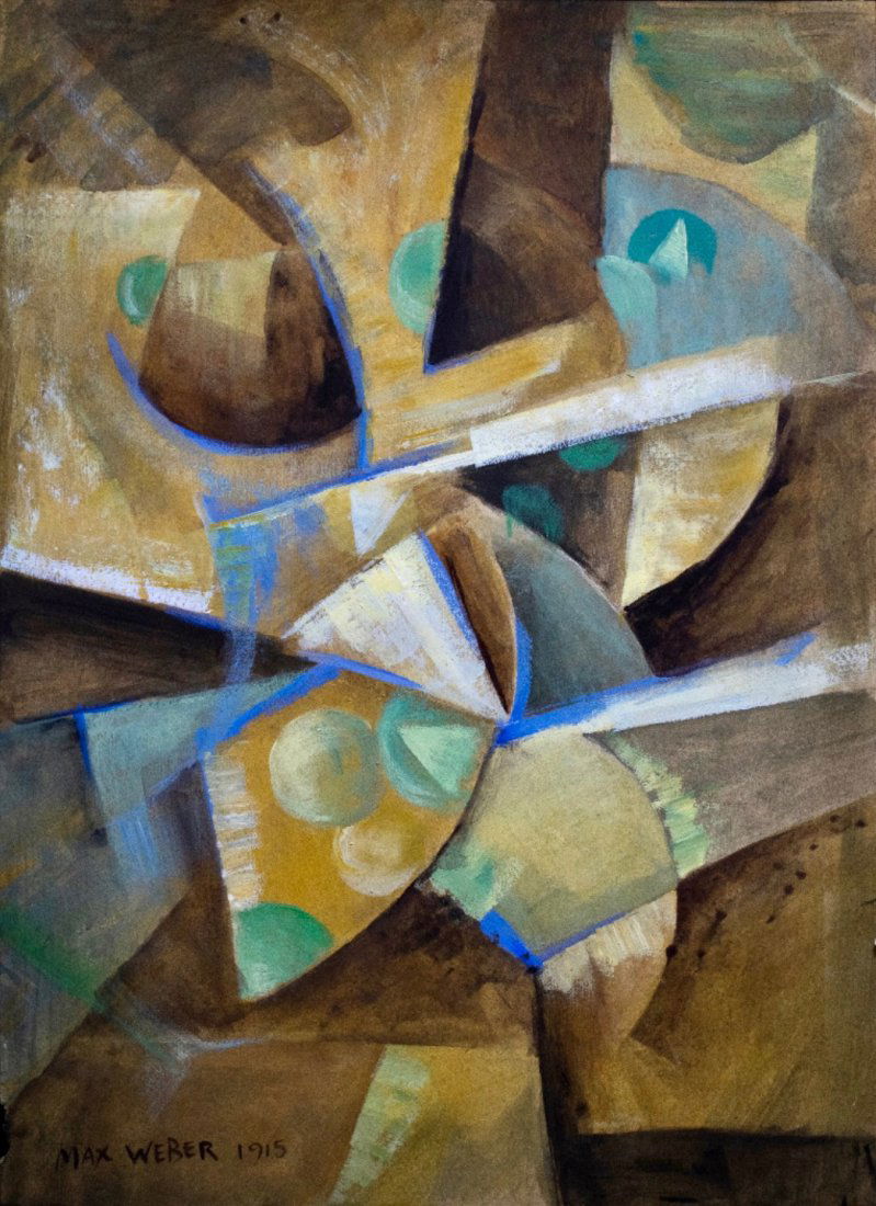 Max Weber (Watercolor on Paper): Rendered in the style of Max Weber . Technique: Watercolor on paper painting. Measures: 11 x 8 Inches. Provenance: Private collection. Live between:(21 April 1864 – 14 June 1920) was a German sociol