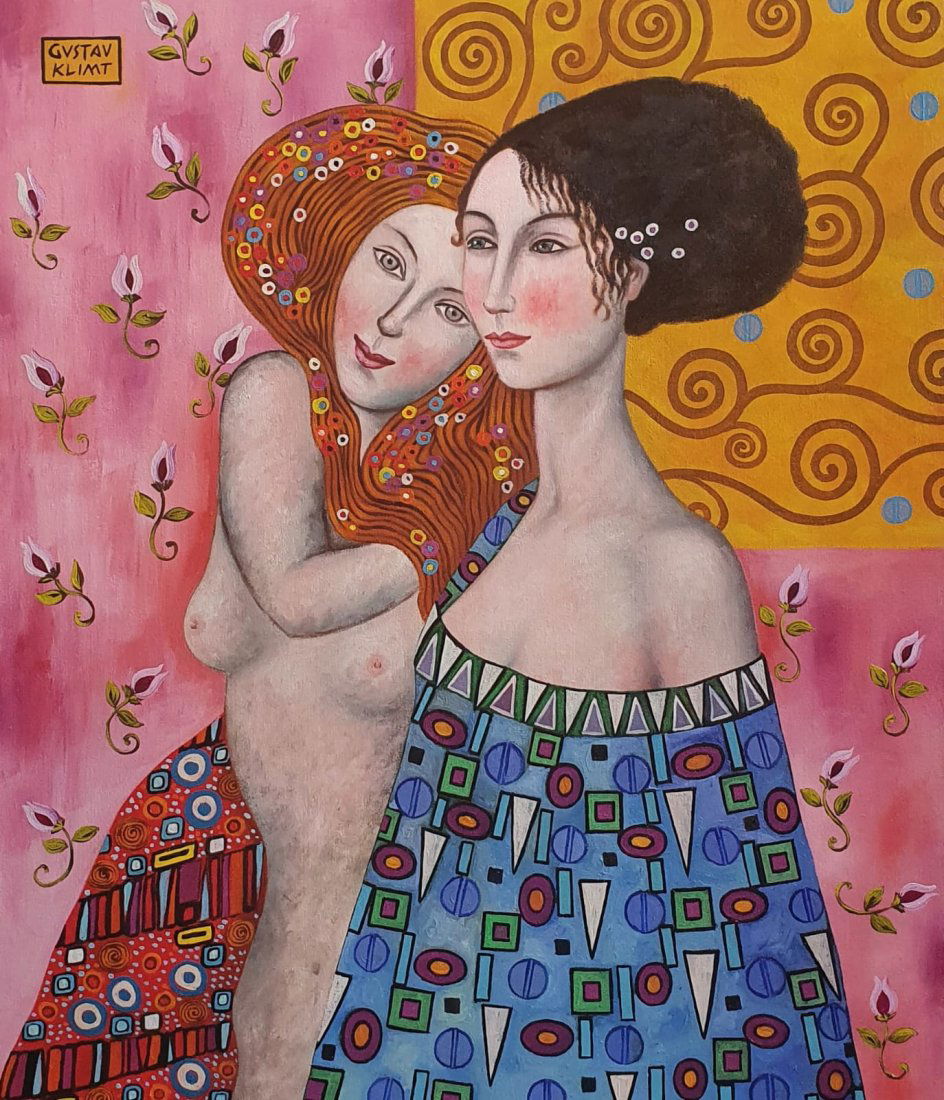 Gustav Klimt (Oil on Canvas) (1 of 6)