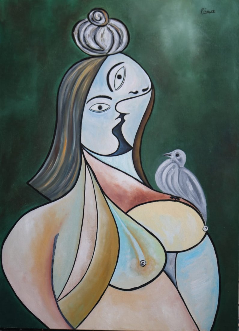 Pablo Picasso (Oil on Canvas) (1 of 6)