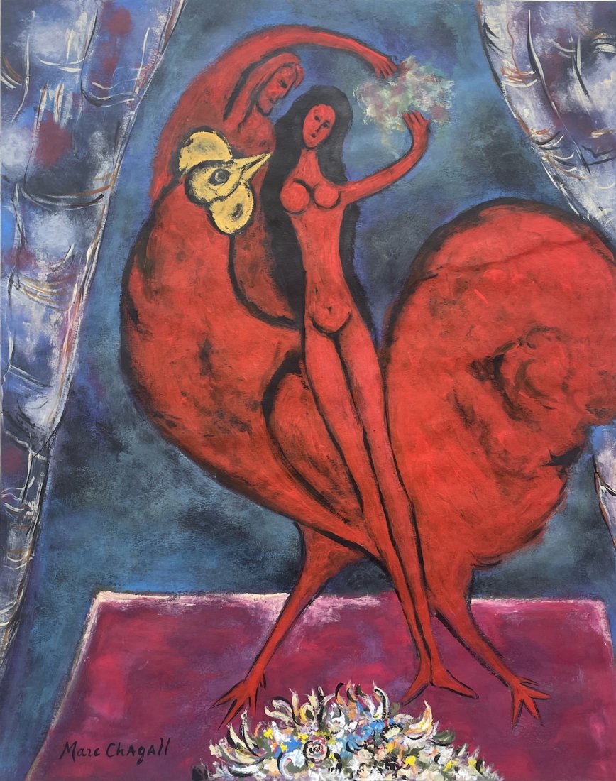 Marc Chagall (Gouache on Paper) (1 of 6)