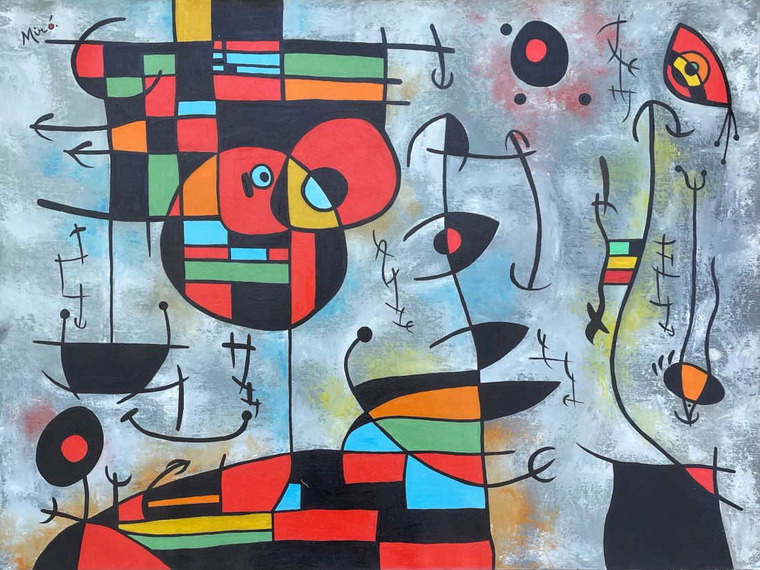 Joan Miro (Oil on Canvas) (1 of 6)