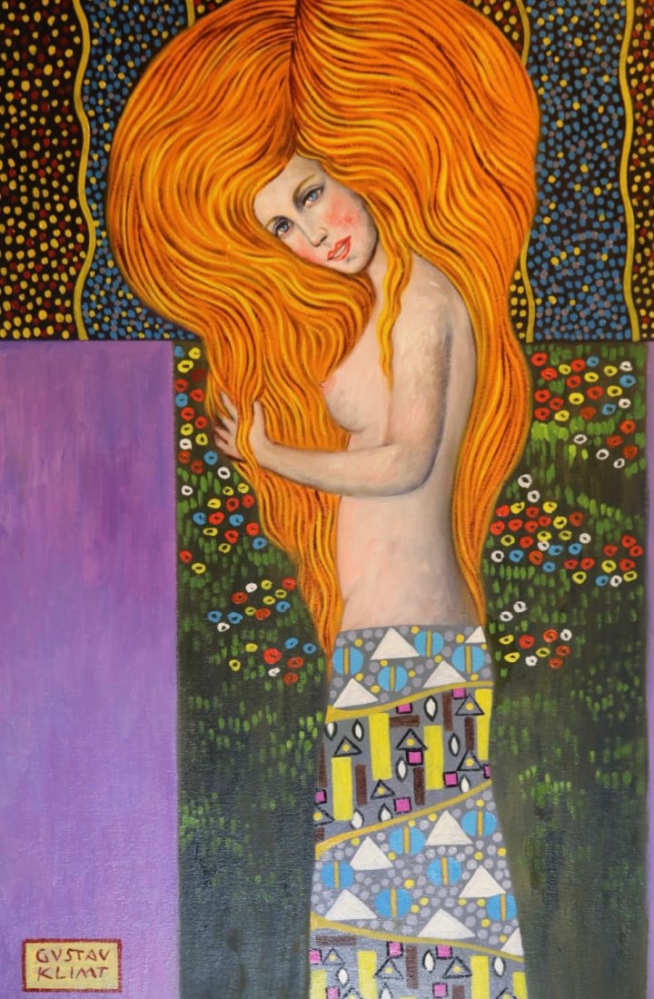 Gustav Klimt (Oil on Canvas) (1 of 6)